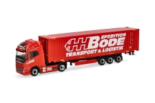 Herpa 319249 - H0 - Volvo FH GL XL Container-Sattelzug HH Bode